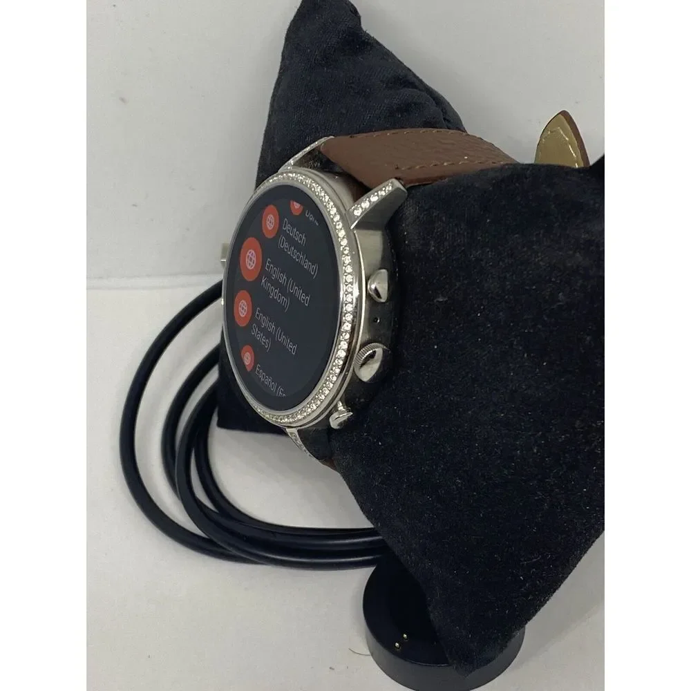 Fossil Gen 4 Authentic Digital Dial Smart Watch Custom Band FTW6013 AB428
